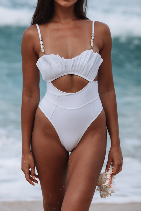 Nusa – Maillot de bain une pièce perlé