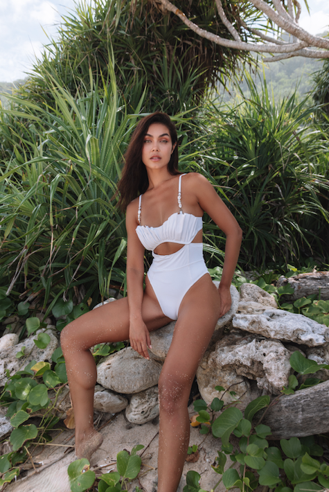 Nusa – Maillot de bain une pièce perlé