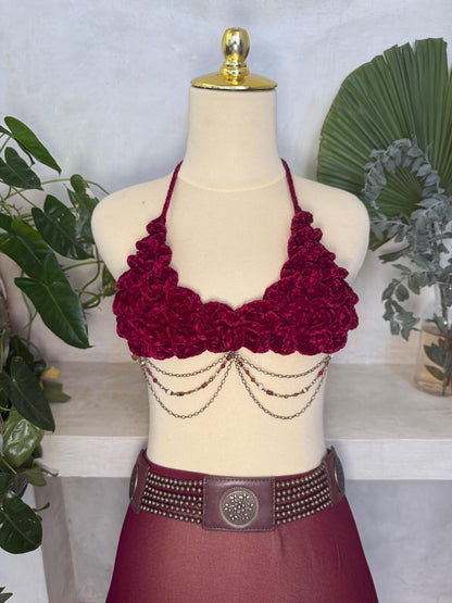 Top Adorned en crochet - Fait main à Bali