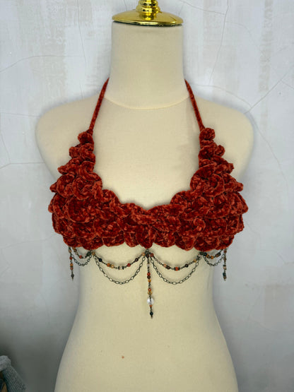 Top Adorned en crochet - Fait main à Bali