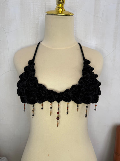 Top Adorned en crochet - Fait main à Bali